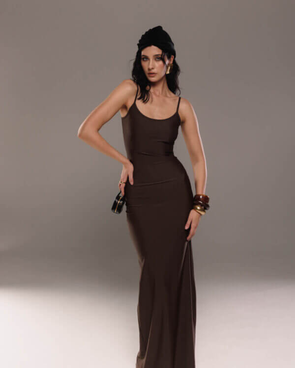 Платье SKIN choco